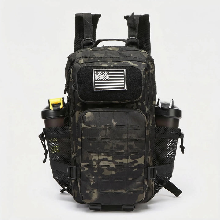 Versatile tactical MOLLE backpack, high-capacity & durable for all your outdoor and travel needs.