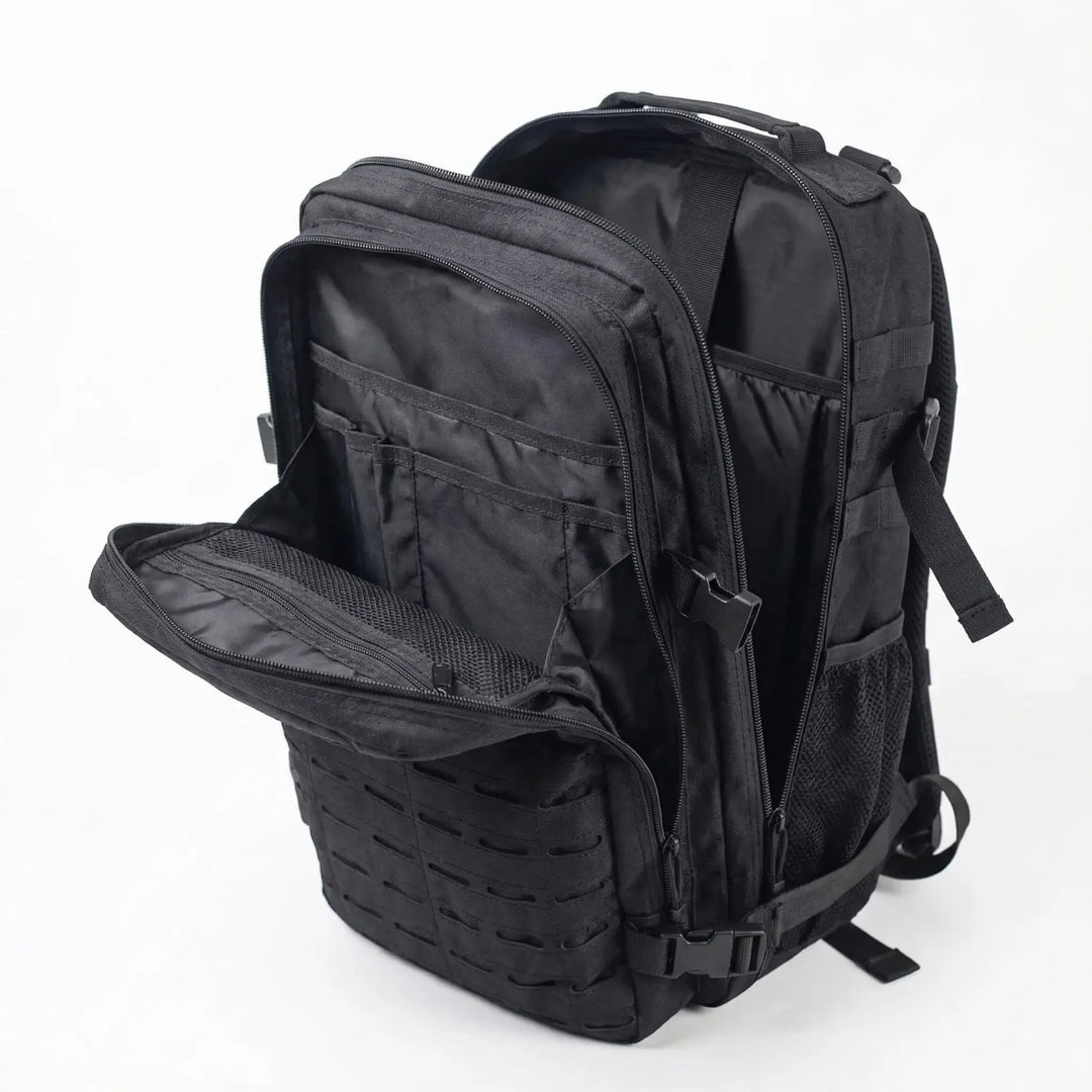 Durable, high-capacity utility tactical backpack, perfect for hiking, camping, & everyday carry.