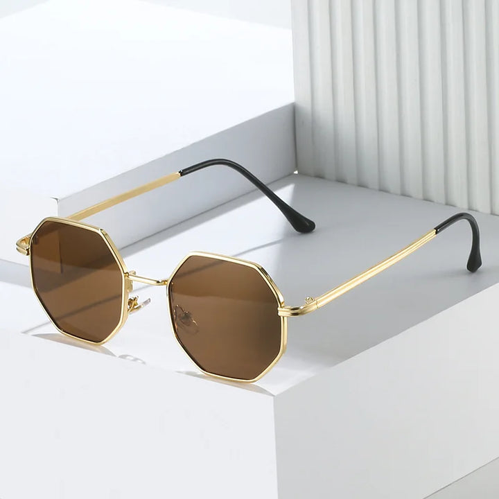 Stylish tetragon shades for men & women, a modern eyewear fashion accessory.