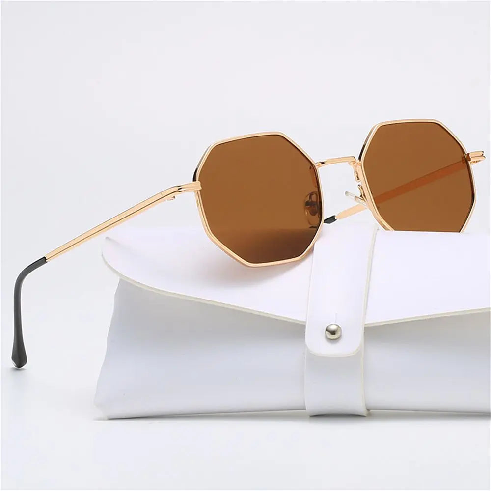 Geometric tetragon sunglasses offering essential UV protection for outdoor style.