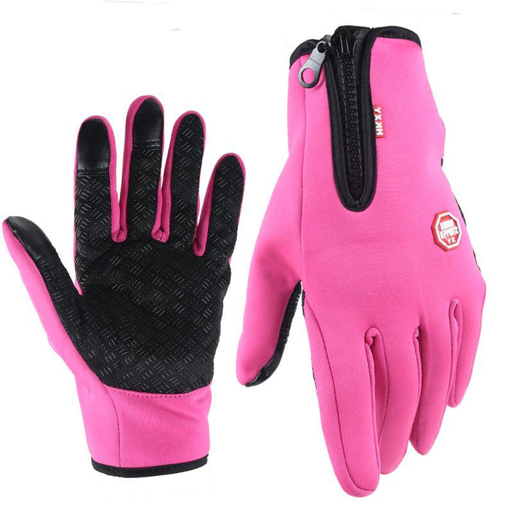 Windproof, waterproof, and warm thermal winter gloves for men & women, with touchscreen tips.