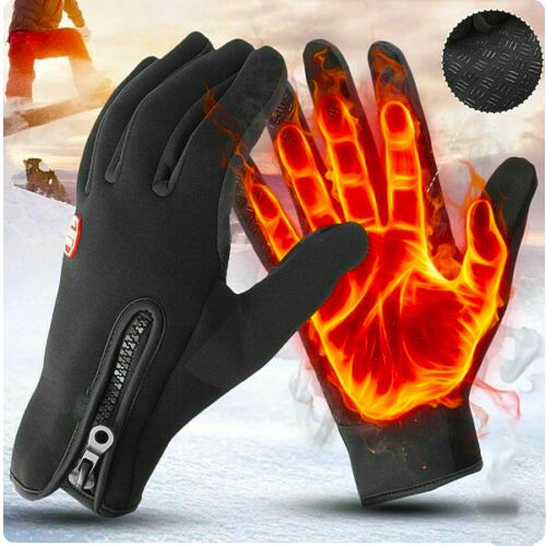Unisex thermal touchscreen winter gloves for warmth & connectivity in cold weather.