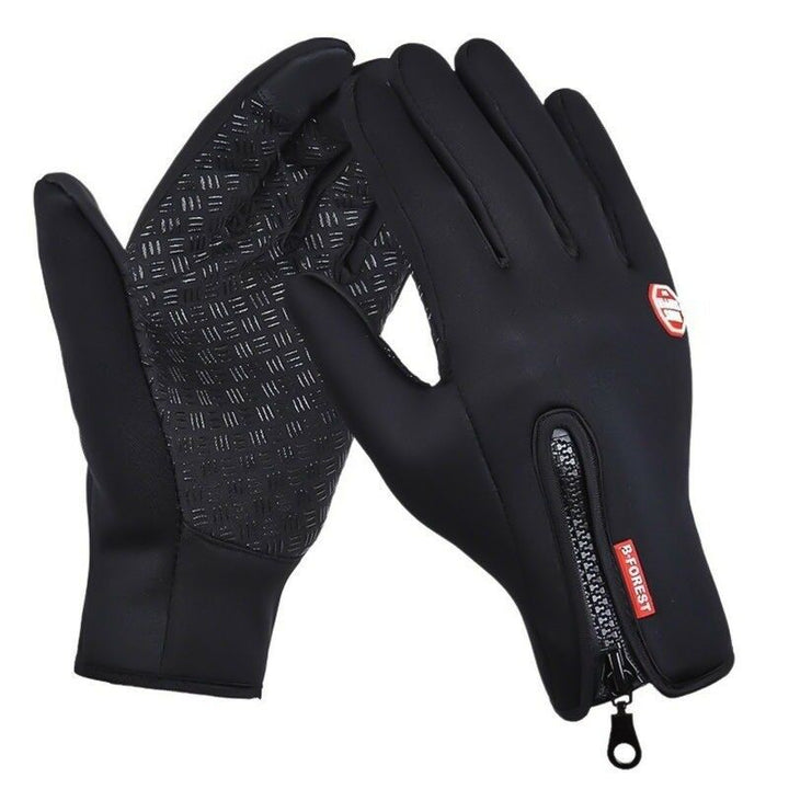 Men's thermal touchscreen winter gloves, ideal for outdoor work, driving, and sports.