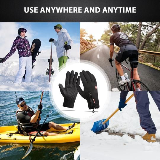 Stay warm with unisex thermal winter gloves for extreme cold weather activities.