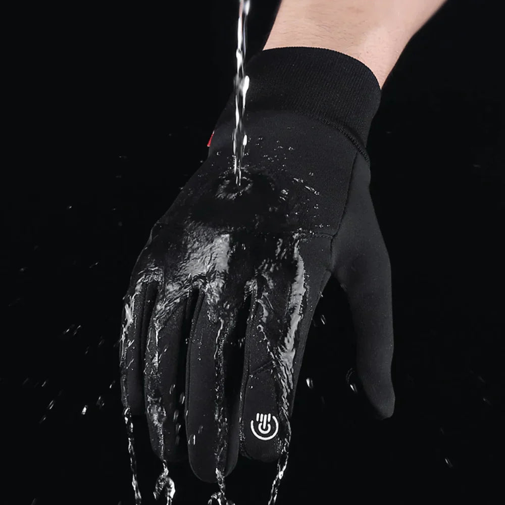 Unisex warm winter gloves, waterproof and windproof, perfect for cold weather outdoor adventures