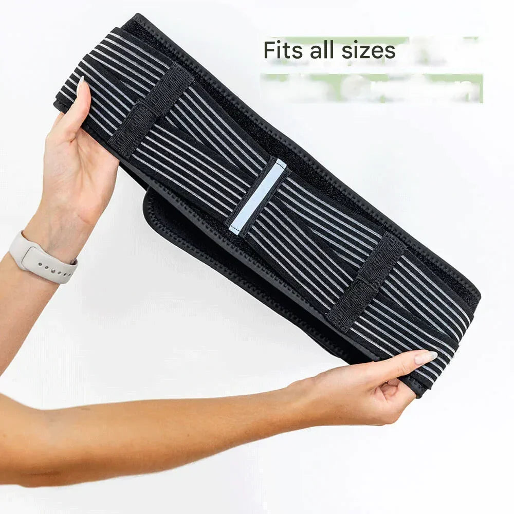 Relieve lower back pain & sciatica with TripleSupport posture belt. Adjustable, breathable spine support for daily use.