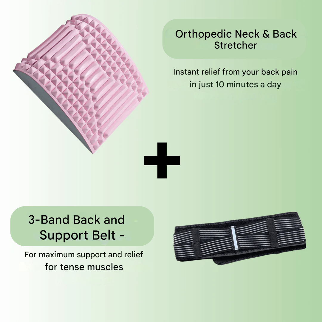 Enhance daily comfort & posture with TripleSupport back support belt. Provides pain relief & spine support. Breathable.