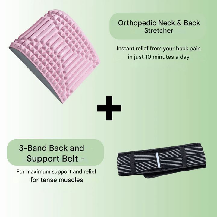 Enhance daily comfort & posture with TripleSupport back support belt. Provides pain relief & spine support. Breathable.