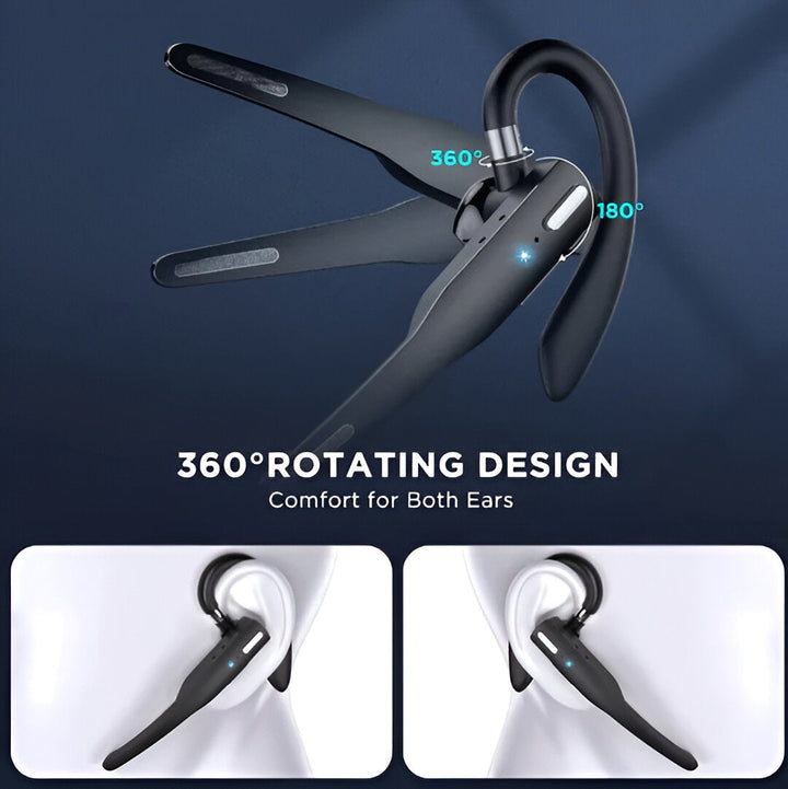 Hands-free communication with this ergonomic wireless Bluetooth 5.1 trucker headset.