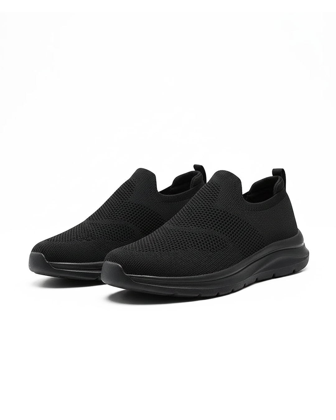 Unisex Ultra Comfort Knit Slip-On Walking Shoes, ideal for casual wear & daily walks.