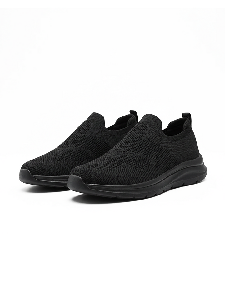 Unisex Ultra Comfort Knit Slip-On Walking Shoes, ideal for casual wear & daily walks.