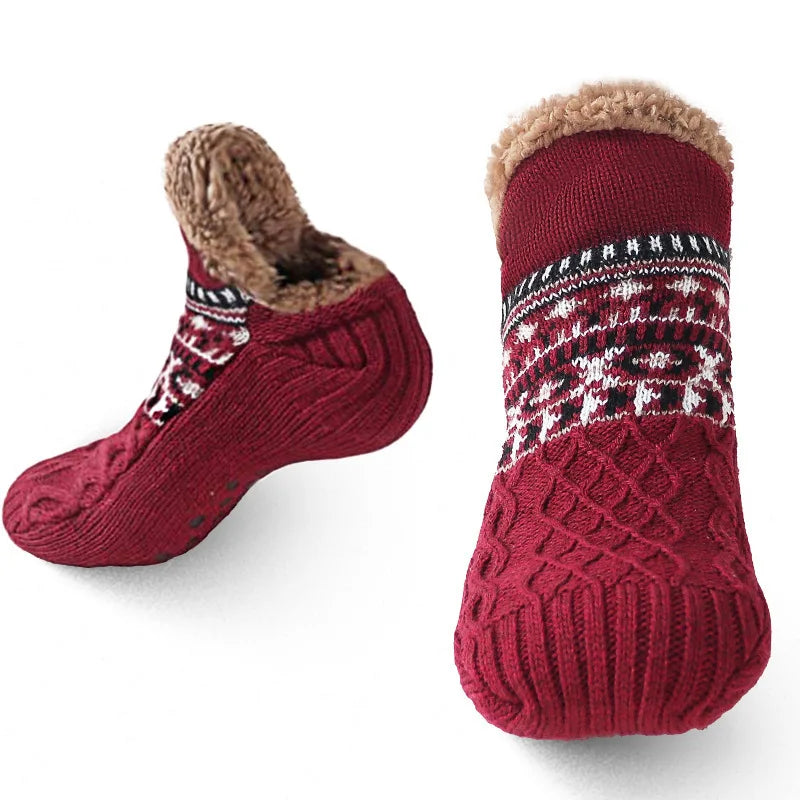 Fuzzy, warm, and ultra-soft non-slip socks, perfect for relaxing at home.