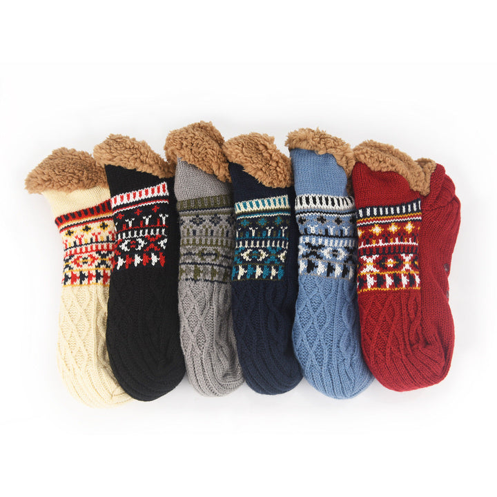 Plush unisex lounge socks, ultra-soft and warm for ultimate relaxation at home.