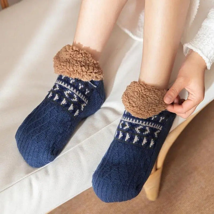 Unisex anti-slip slipper socks, super soft and warm, providing cozy indoor comfort for winter and home wear.