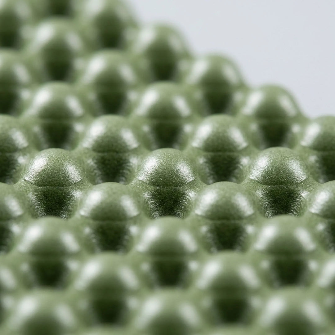 Compact, rolled ultralight camping mat. Portable sleeping pad for easy backpacking & travel.