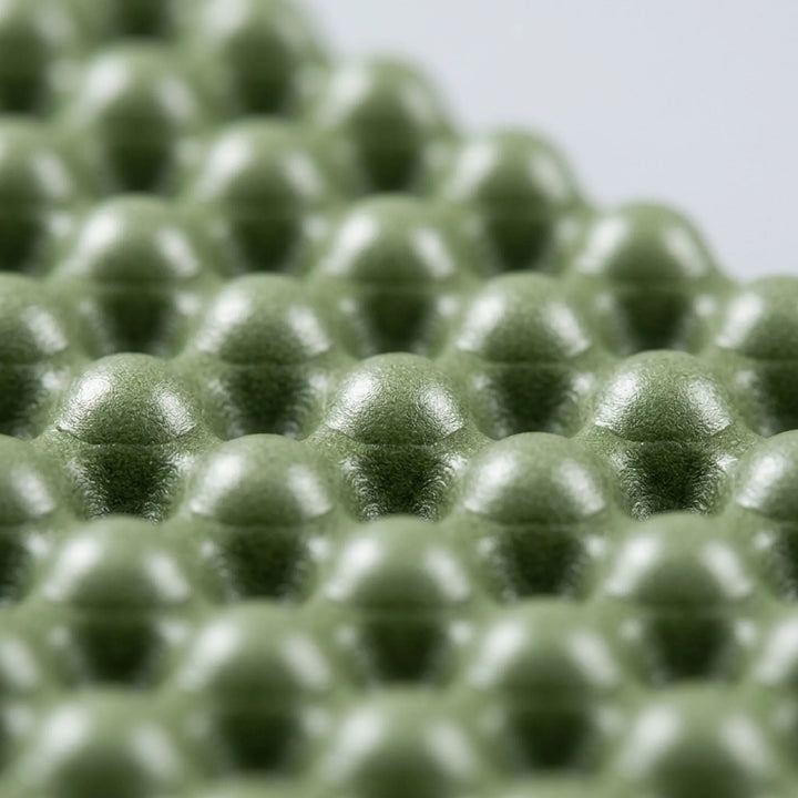 Compact, rolled ultralight camping mat. Portable sleeping pad for easy backpacking & travel.
