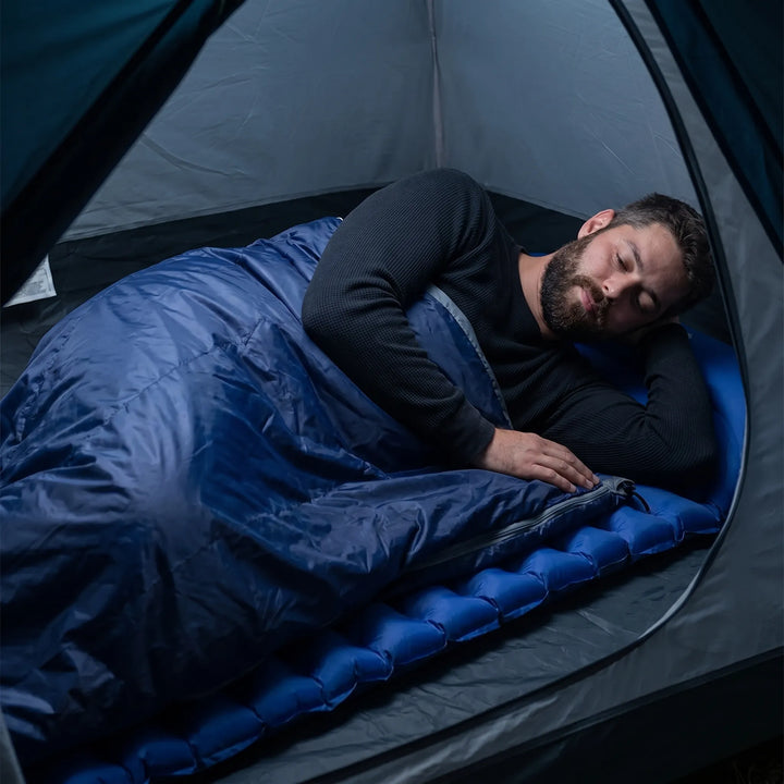 Lightweight summer sleeping bag for hikers & backpackers. Ultralight & compact design for warm weather camping.