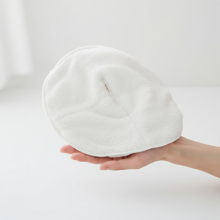 Soft, absorbent HydroTowel facial spa towel, ideal for skincare routines and gentle face care.
