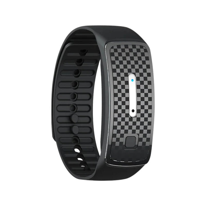 Unisex ultrasonic mosquito repellent bracelet. Chemical-free bug protection for outdoor activities.