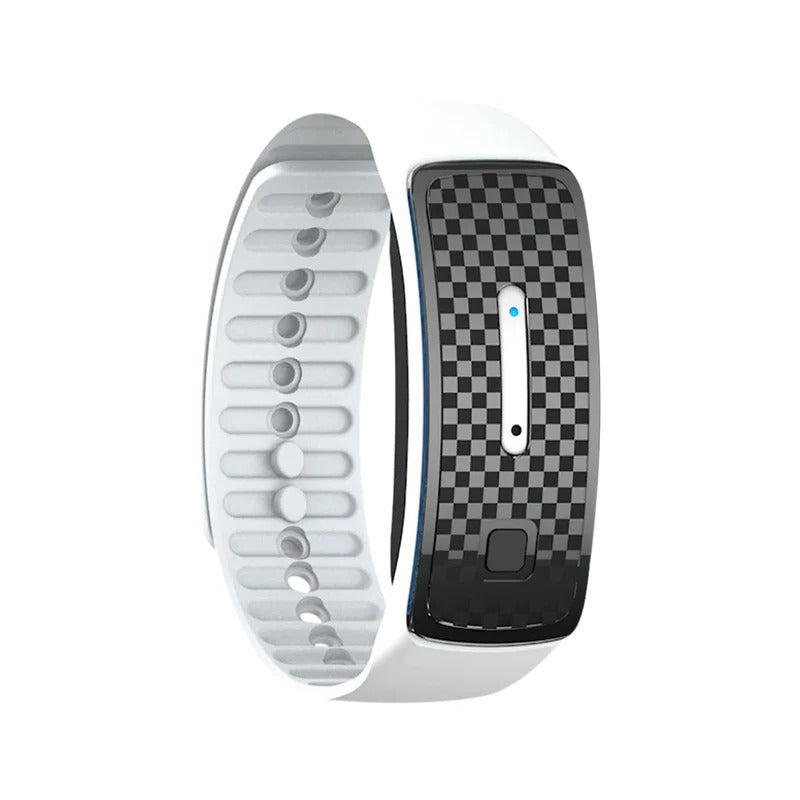 Travel essential: Chemical-free ultrasonic mosquito repellent bracelet. Reliable bug protection on-the-go.