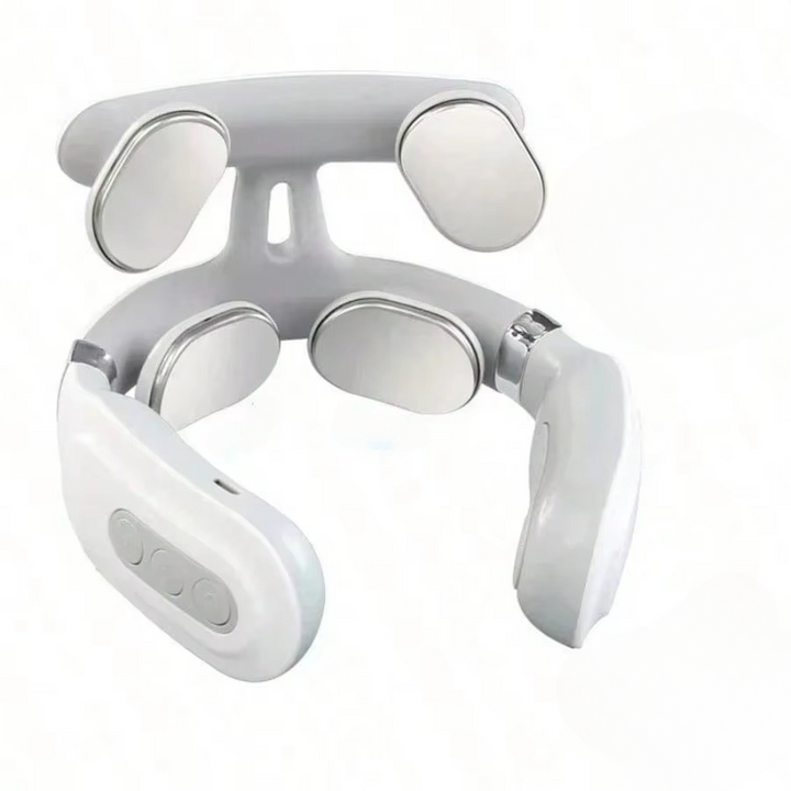 Advanced rechargeable neck & shoulder massager for deep muscle therapy, pain relief, and relaxation.