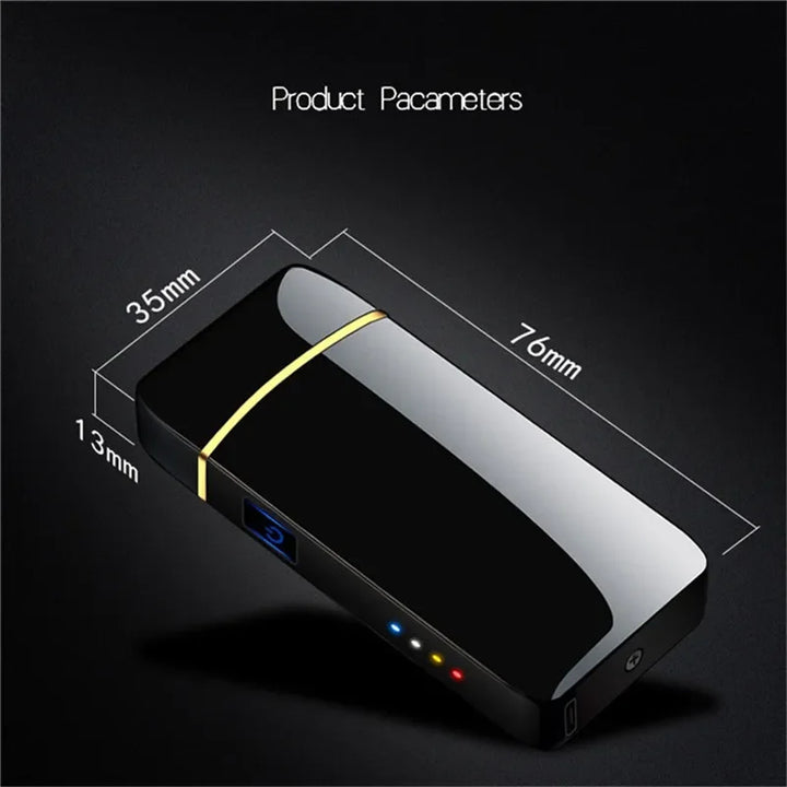 Durable unisex arc lighter, USB rechargeable, windproof, essential outdoor gear.