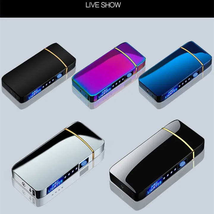 Compact electric flameless lighter, USB rechargeable, perfect for everyday use.