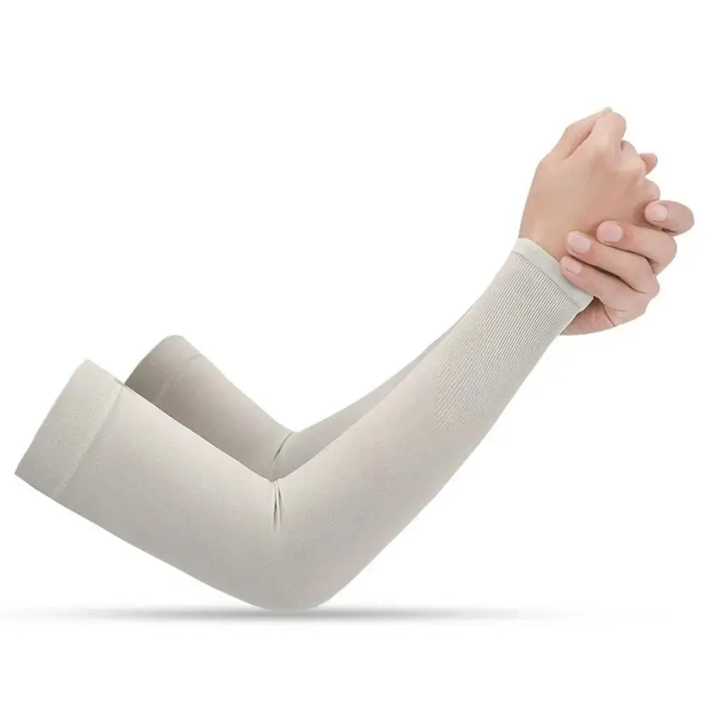 Comfortable cooling arm sleeves, UPF 50+ UV protection for all outdoor activities & sun safety.