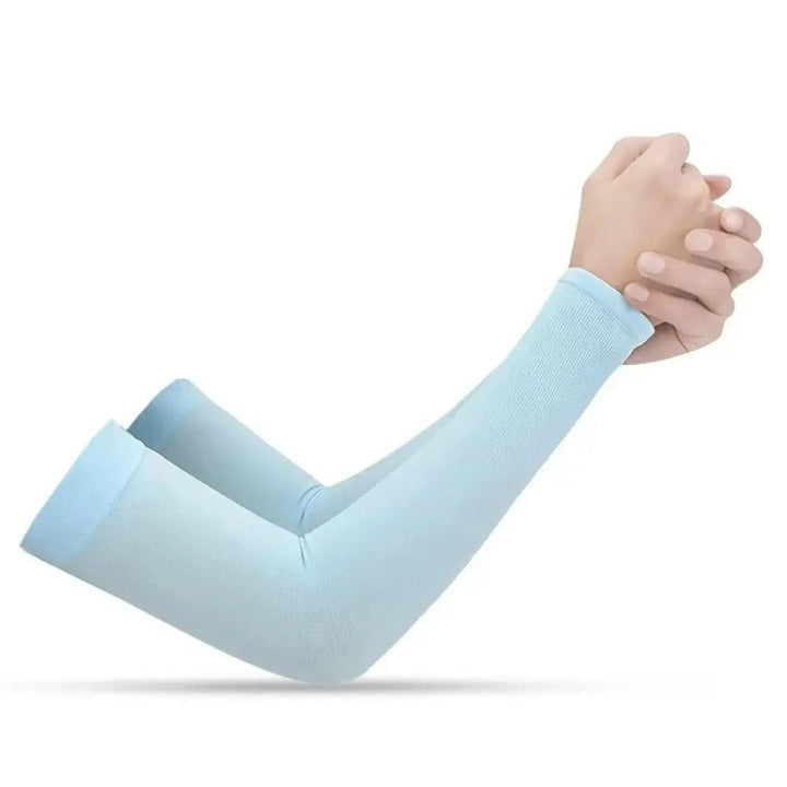 Outdoor gear: Unisex UV protection arm sleeves, UPF 50+. Perfect for hiking, cycling & sun safety.