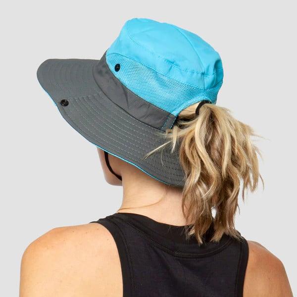 Protective UV summer visor bucket hat, foldable design for convenient travel