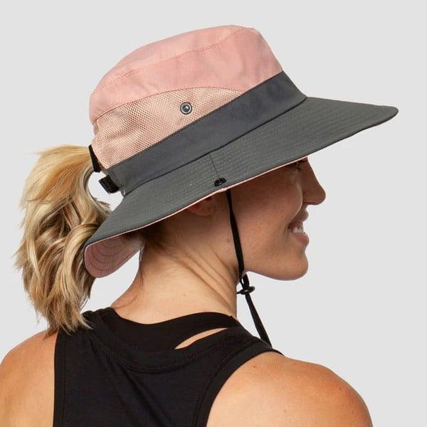 Foldable unisex UV summer hat with visor, ideal sun protection bucket hat