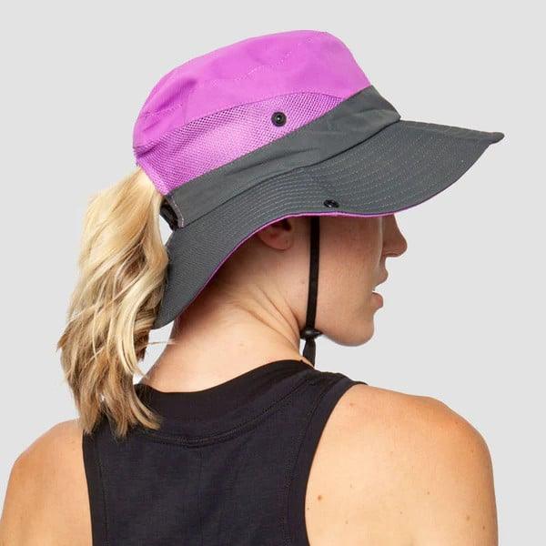 Unisex foldable bucket hat with clear visor, offering excellent UV sun protection