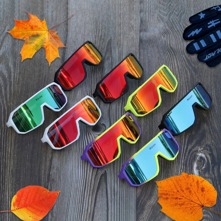 Unisex UV400 mountain bike cycling sunglasses, perfect for outdoor sports & active lifestyle.