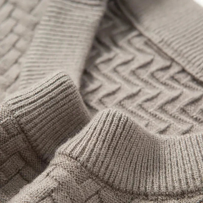 Black Valor unisex textured knit sweater, perfect for modern casual everyday style.