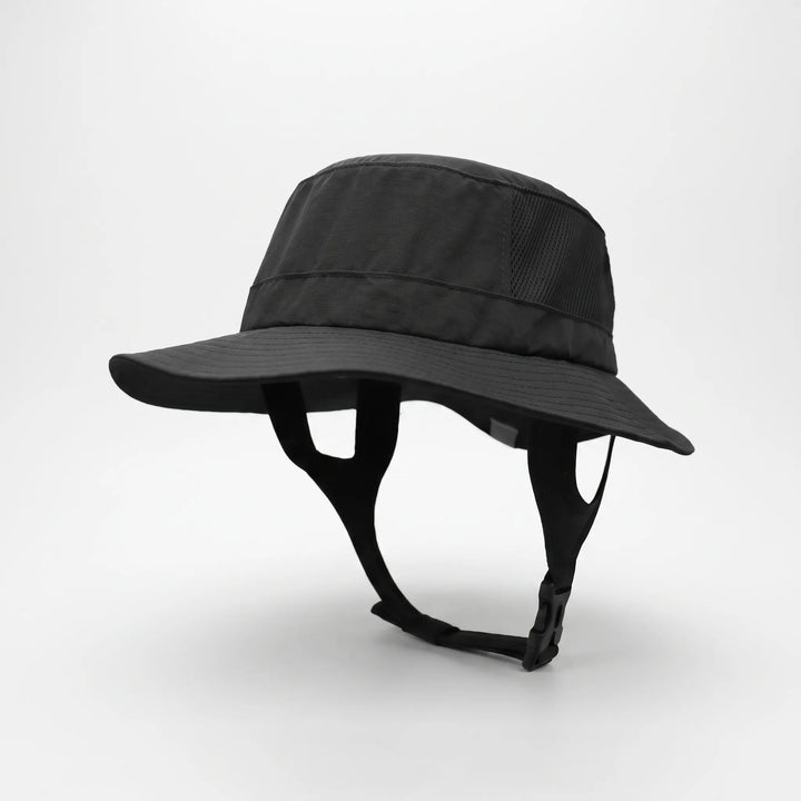 Breathable ventilated surf bucket hat. Unisex design offers sun protection for fishing, hiking & outdoor adventures.