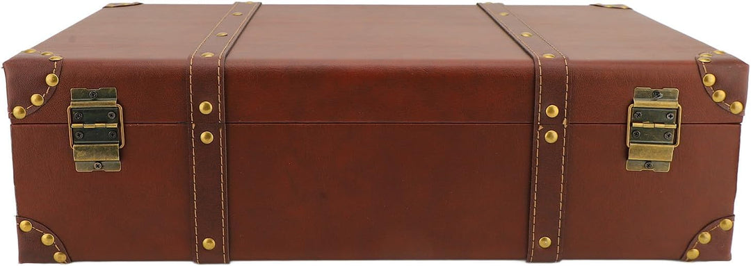 Unisex vintage leather carry-on overnight bag, a secure and stylish travel case for modern adventurers.