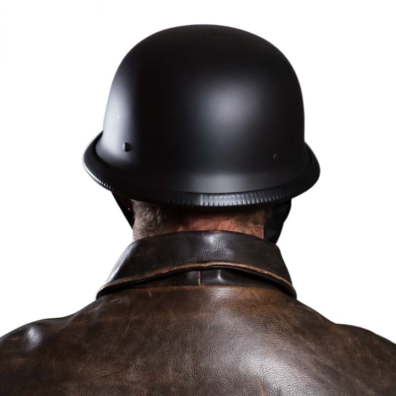 Grey Unisex Open-Face Motorcycle Helmet. ECE DOT certified for safety & classic riding style.