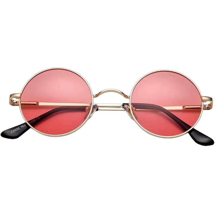 Vintage round unisex sunglasses. Polarized lenses for superior glare & UV protection outdoors.