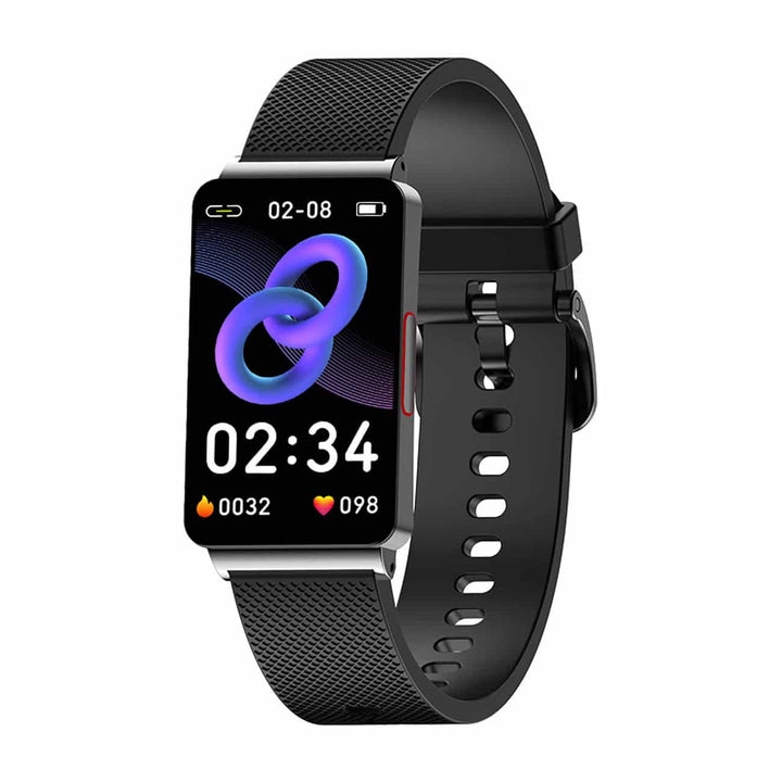 Unisex VitalTrack smart fitness tracker wristband monitors heart rate, blood pressure, sleep, and daily activity.