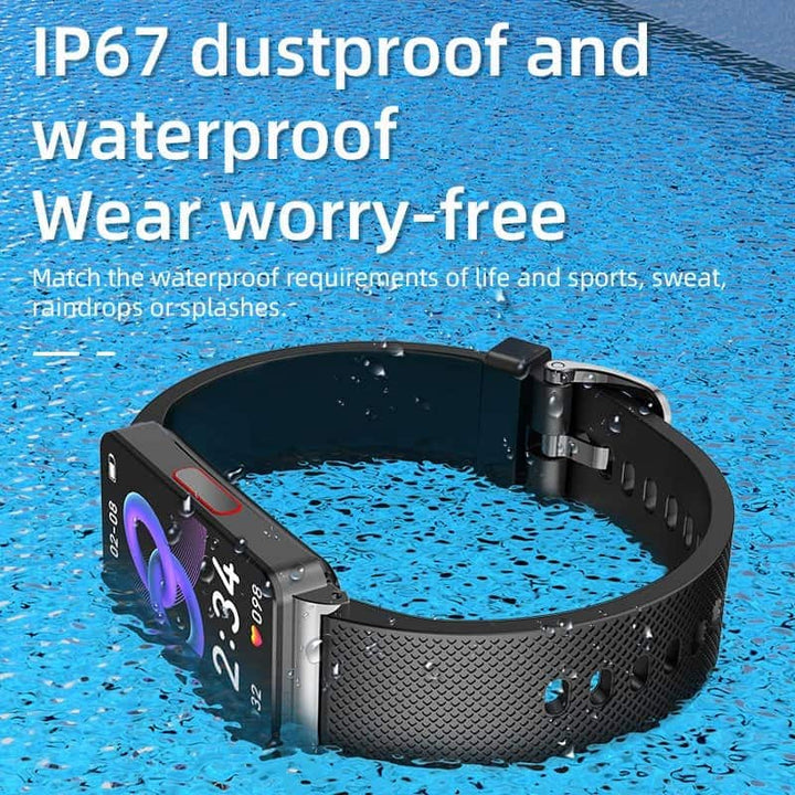 Unisex VitalTrack smart health gadget, a waterproof fitness tracker bracelet for all-day wellness tech.