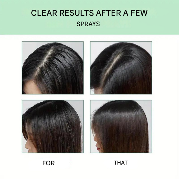 Unisex VoluBoost hair treatment spray: instant volume, long-lasting hold, oil absorption, and frizz control for healthy hair.