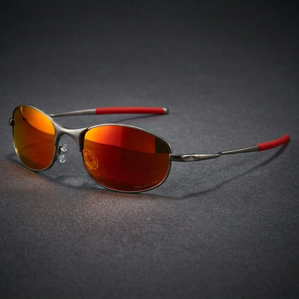 Black Vortex sport performance sunglasses, unisex design, perfect for running, cycling, and outdoor adventures.