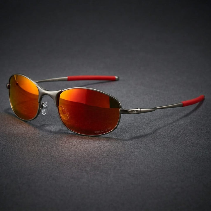 Black Vortex sport performance sunglasses, unisex design, perfect for running, cycling, and outdoor adventures.