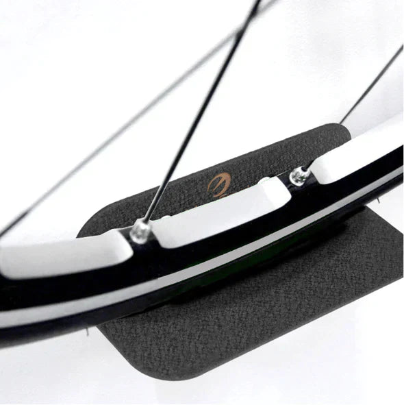 Secure carbon steel wall bike hanger rack, a heavy-duty solution for safe bicycle storage & organization.