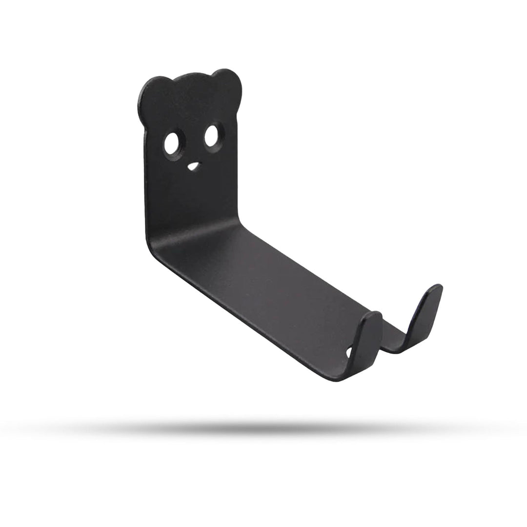 Compact unisex wall-mounted bike hanger rack, strong carbon steel for reliable bicycle storage.
