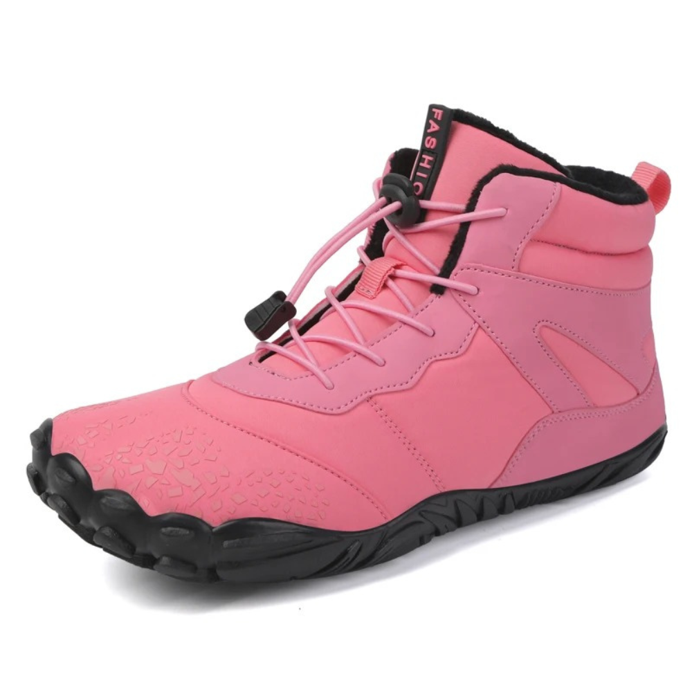 FrostFlex Unisex Warm Barefoot Snow Boots, comfortable, slip-resistant, & perfect for cold weather.