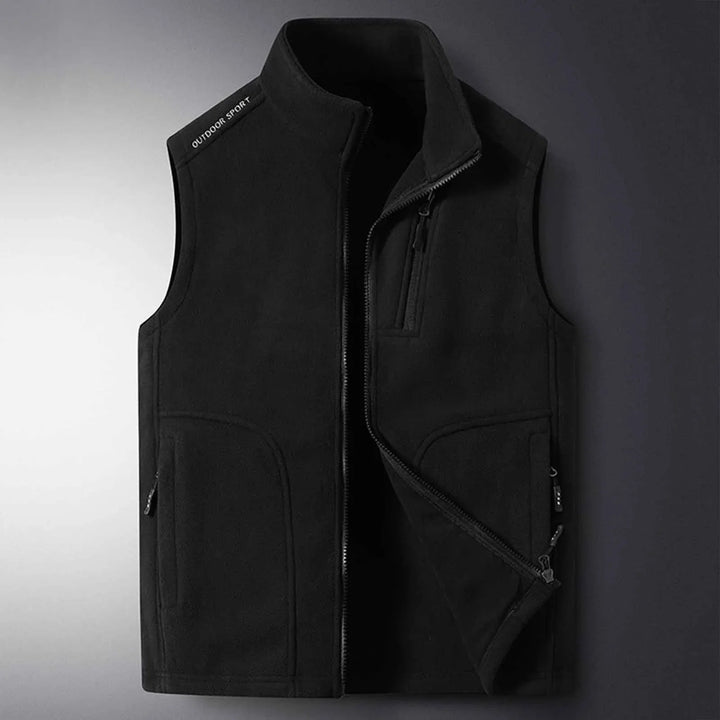 Versatile unisex fleece vest, perfect for outdoor activities, hiking, and daily layering. Warm & lightweight.