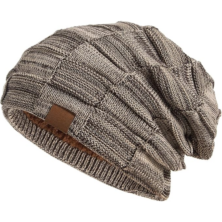 Unisex knitted beanie, versatile and stretchable, suitable for various head sizes and styles