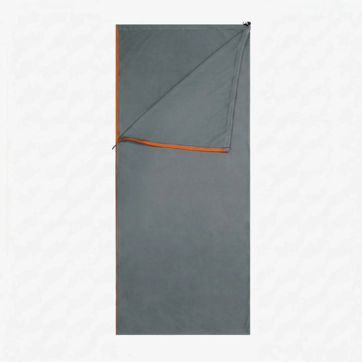 Soft fleece sleeping bag liner, lightweight for camping & travel. Adds warmth, comfort & extends bag life for outdoor adventures.