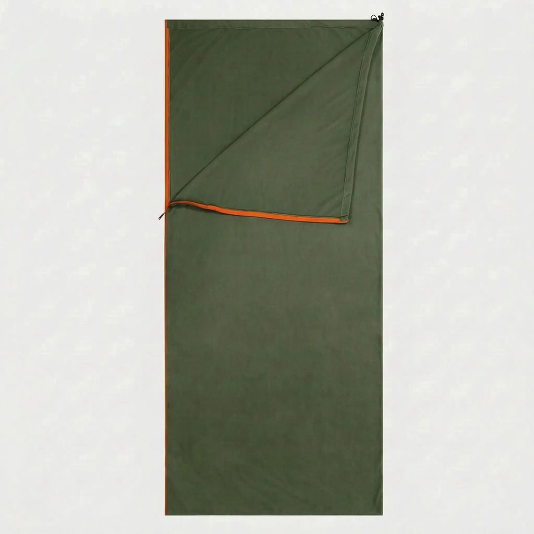 Unisex warm sleeping bag liner, ultimate travel gear for campers & backpackers. Ensures comfort & extra warmth on adventures.